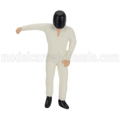 VITESSE FIGURES SET 2 X CHAMPION DRIVER - WHITE BLACK 1/43