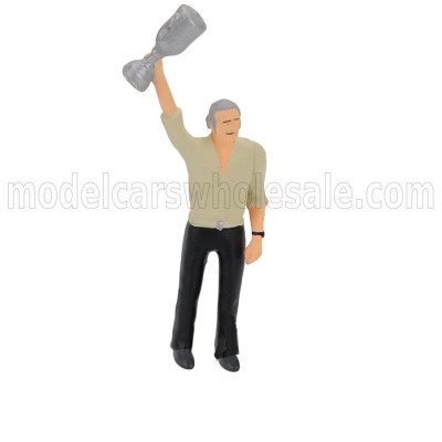 VITESSE FIGURES SET 2 X CHAMPION DRIVER - WHITE BLACK 1/43
