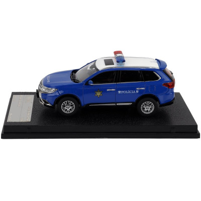 VITESSE MITSUBISHI OUTLANDER MACAU POLICE 2019 - BLUE 1/43