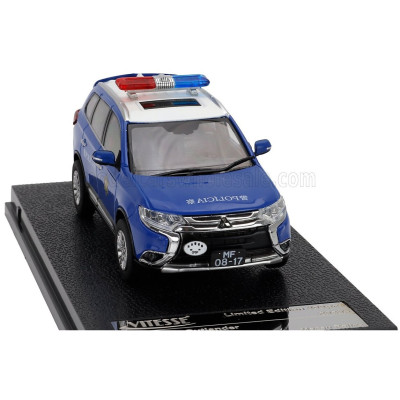 VITESSE MITSUBISHI OUTLANDER MACAU POLICE 2019 - BLUE 1/43