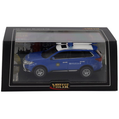 VITESSE MITSUBISHI OUTLANDER MACAU POLICE 2019 - BLUE 1/43