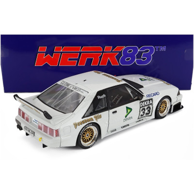 WERK83 FORD USA MUSTANG 5.0 GT TEAM RUCH MOTORSPORT N 33 DTM 1993 GERD RUCH - WHITE 1/18