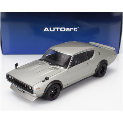AUTOART NISSAN SKYLINE 2000 GT-R (KPGC110) COUPE 1973 - EZÜST 1/18