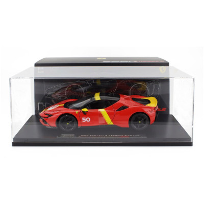 BURAGO FERRARI SF90 STRADALE HYBRID 1000LE N 50 24 órás LE MANS-I FÉNYEZÉS -