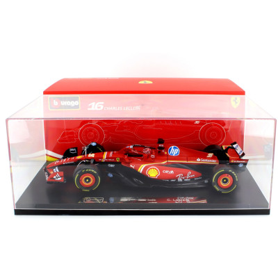 BURAGO FERRARI F1 SF-24 TEAM SCUDERIA FERRARI N 16 4. EMILIA ROMAGN
