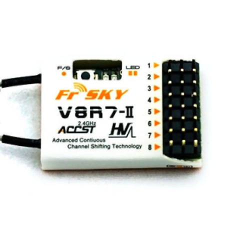 FrSky : Prijímač FrSky V8R7-II 7CH 2.4GHz (HV)