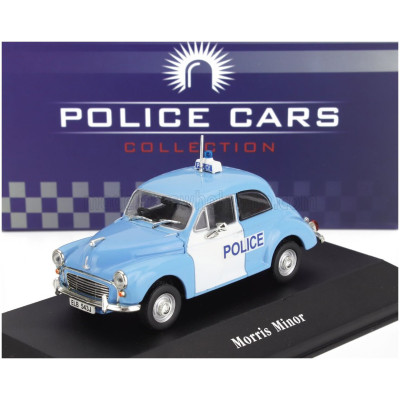 EDICOLA MORRIS MINOR POLICE 1957 - VILÁGOS KÉK FEHÉR 1/43