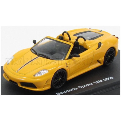 EDICOLA FERRARI F430 SCUDERIA 16M SPIDER 2008 - SÁRGA 1/43