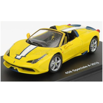 EDICOLA FERRARI 458 ITALIA SPECIALE A SPIDER 2013 - SÁRGA 1/43