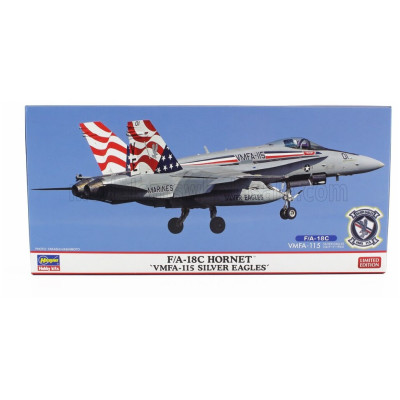 HASEGAWA GRUMMAN F/A-18E SUPER HORNET VMFA-115 SILVER EAGLES REPÜLŐGÉP