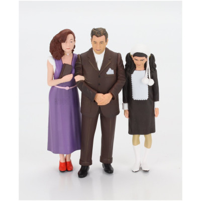 VÉGTELEN SZOBORSZABÁLYOK SZETT 3X FAMIGLIA FANTOZZI - RAGIONIERE UGO FAN