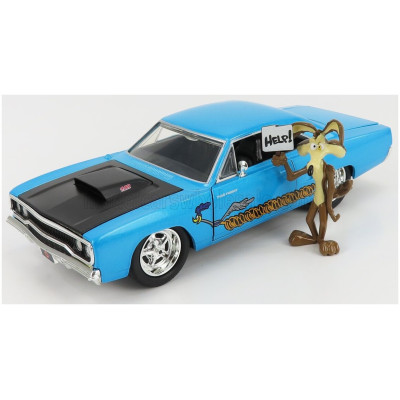 JADA PLYMOUTH ROAD RUNNER COUPE 1970 WILE E. COYOTE FIGURÁVAL - LOO
