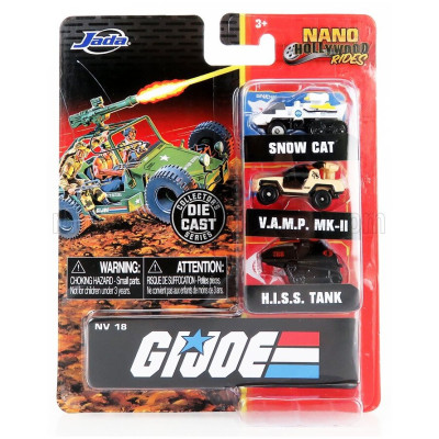 JADA GI JOE SZETT 3X GI JOE HÓCAT - VAMP MKII - HISS TANK -
