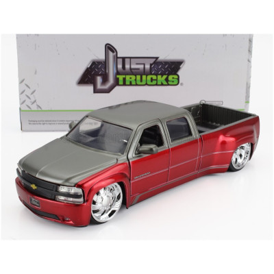 JADA CHEVROLET SILVERADO PICK-UP DUALLY 1999 - PIROS EZÜST 1/24