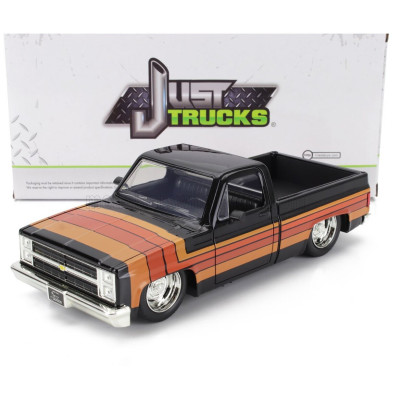 JADA CHEVROLET C-10 PICK-UP CUSTOM 1985 - FEKETE BARNA 1/24