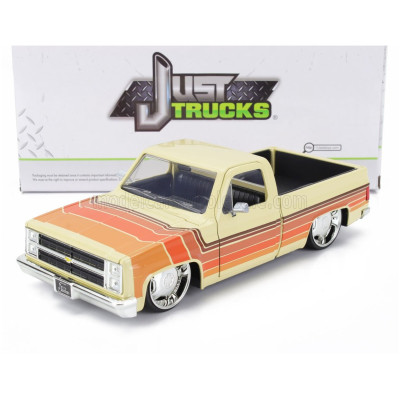 JADA CHEVROLET C-10 PICK-UP CUSTOM 1985 - KRÉMBARNA NARANCS 1/24
