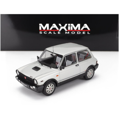 MAXIMA AUTOBIANCHI A112 ABARTH VII-SOROZAT 1984 - EZÜST 1/18
