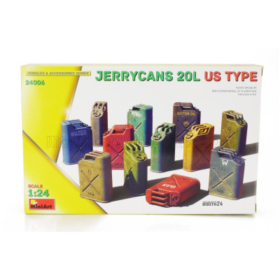 MINIART KIEGÉSZÍTŐK JERRYCANS 20L USA TÍPUS 1942 1/24