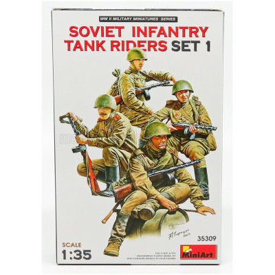 MINIART FIGURES SZOVJET GYALOG TANKOVAS KÉSZLET 2 1/35