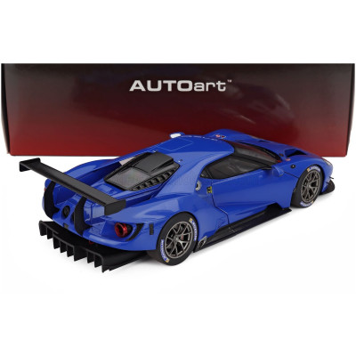 AUTOART FORD USA GT LE MANS PLAIN BODY VERSION 2019 - BLUE 1/18