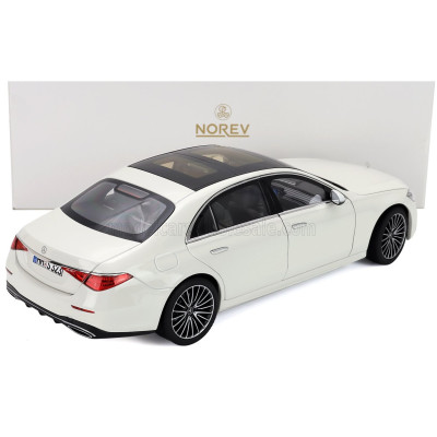 NOREV MERCEDES BENZ S-CLASS AMG LINE 2021 - WHITE 1/18