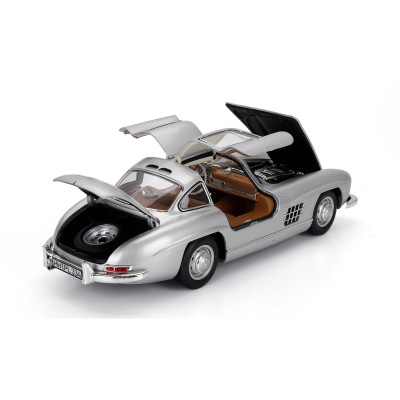 NOREV MERCEDES BENZ SL-CLASS 300SL COUPE GULLWING (W198) 1954 - SILVER 1/18