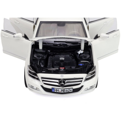NOREV MERCEDES BENZ CLS-CLASS COUPE 2011 - BRILLIANT WHITE MET 1/18