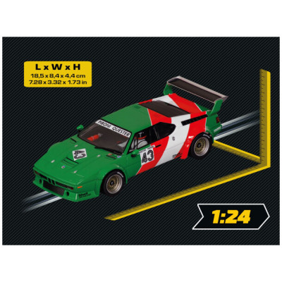 Auto Carrera D124 - 24022 BMW M1 Procar "No.43"