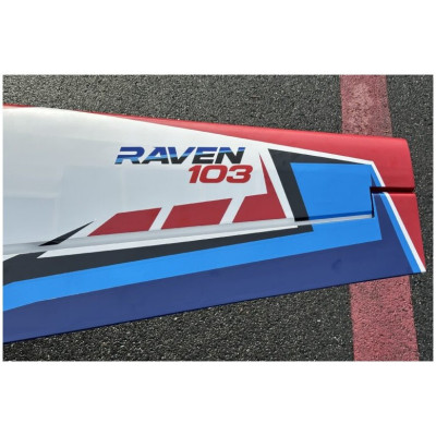 103" Raven (2,62m) 120cc Žlutá-Šedá