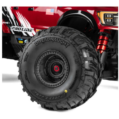 Pro-Line kolo 1:8 s pneu Dreadnaught, disk černý (2): Quake 4S