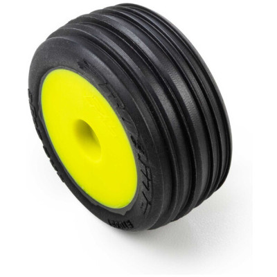 Pro-Line kolo s pneu Edge přední / Step Pin zadní, disk žlutý, Hex 7mm (4): Losi Micro-T