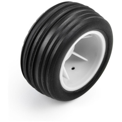Pro-Line kolo s pneu Edge přední / Step Pin zadní, disk bílý, Hex 7mm (4): Losi Micro-T