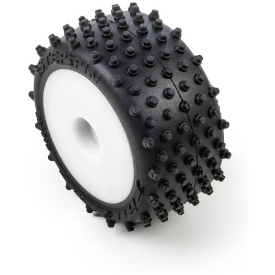 Pro-Line kolo s pneu Edge přední / Step Pin zadní, disk bílý, Hex 7mm (4): Losi Micro-T