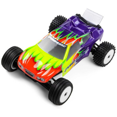 Pro-Line kolo s pneu Edge přední / Step Pin zadní, disk bílý, Hex 7mm (4): Losi Micro-T