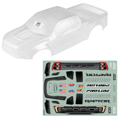 Pro-Line karosérie 1:8 2022 Ford Raptor nenabarvená: Arrma Quake 4S