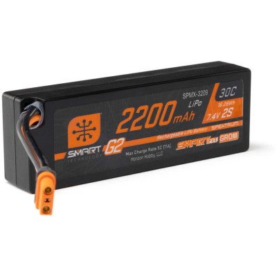 Spektrum Smart G2 LiPo 7.4V 2200mAh 30C IC2 SmartFit