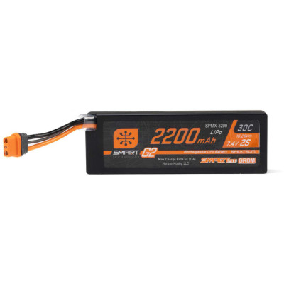 Spektrum Smart G2 LiPo 7.4V 2200mAh 30C IC2 SmartFit