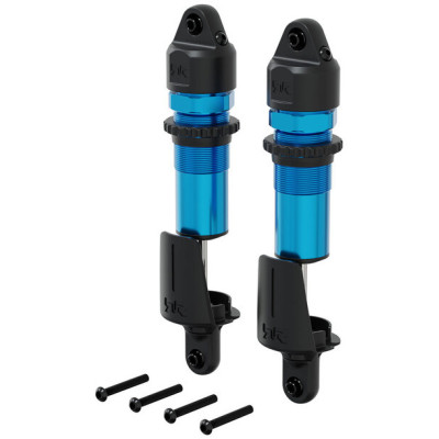 Arrma tlumič přední kovový, 15mm, 143.5mm, píst 4x1.9mm, olej 1300 cSt, modrý (2)