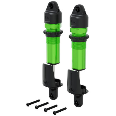 Arrma tlumič zadní kovový, 15mm, 153.5mm, píst 4x1.9mm, olej 1300 cSt, zelený (2)