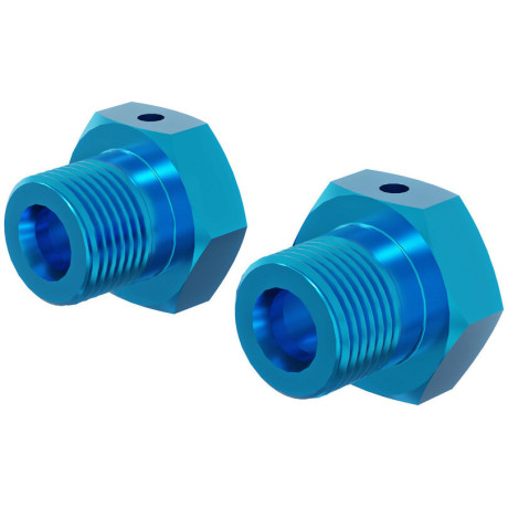 Arrma šestihran kola 17mm, eloxovaný hliník (2), modrý