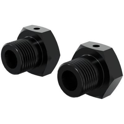 Arrma šestihran kola 17mm, eloxovaný hliník (2), černý
