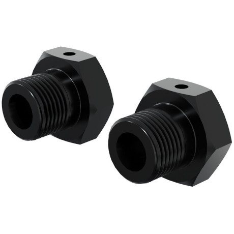 Arrma šestihran kola 17mm, eloxovaný hliník (2), černý