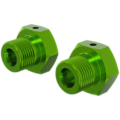 Arrma šestihran kola 17mm, eloxovaný hliník (2), zelený