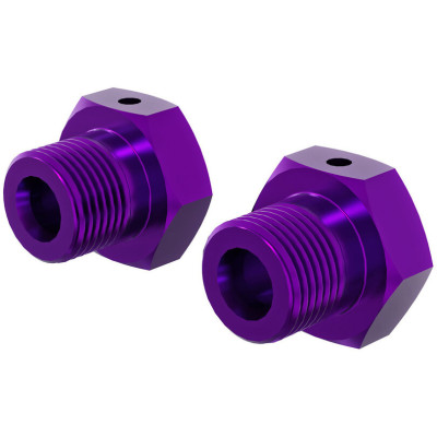 Arrma šestihran kola 17mm, eloxovaný hliník (2), fialový