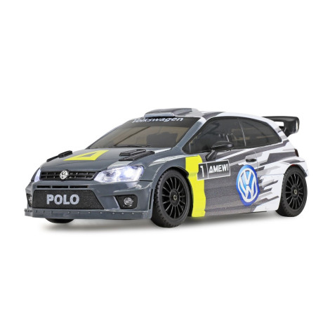 VW Polo R WRC Rallye/Drift 4WD 1:28 RTR šedé