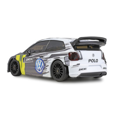 VW Polo R WRC Rallye/Drift 4WD 1:28 RTR šedé