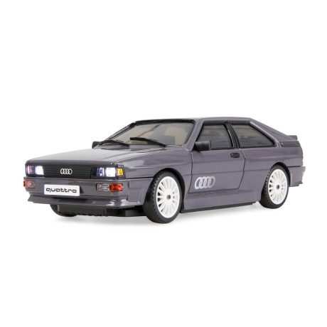 Audi quattro 1980 Onroad/Drift s gyroskopom, pohon 4WD, mierka 1:28, RTR, grafitovo šedá