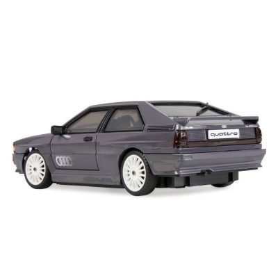 Audi quattro 1980 Onroad/Drift s gyroskopom, pohon 4WD, mierka 1:28, RTR, grafitovo šedá