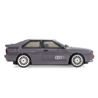 Audi quattro 1980 Onroad/Drift s gyroskopom, pohon 4WD, mierka 1:28, RTR, grafitovo šedá