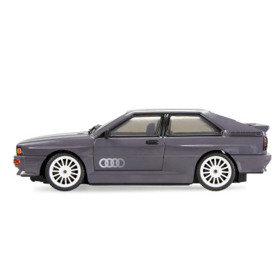 Audi quattro 1980 Onroad/Drift s gyroskopom, pohon 4WD, mierka 1:28, RTR, grafitovo šedá